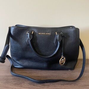 Beautiful soft pebbled leather Michael Kors satchel